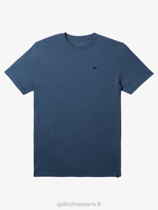 Hommes Quiksilver t-shirt à logo imprimé D6PT111 mer de Béring