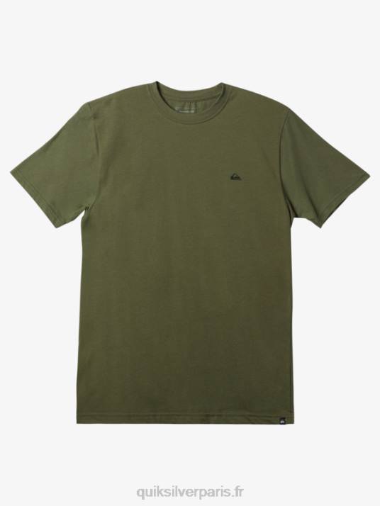 Hommes Quiksilver t-shirt à logo imprimé D6PT112 trèfle à quatre feuilles