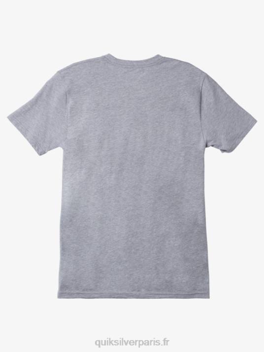 Hommes Quiksilver t-shirt à logo imprimé D6PT191 bruyère athlétique