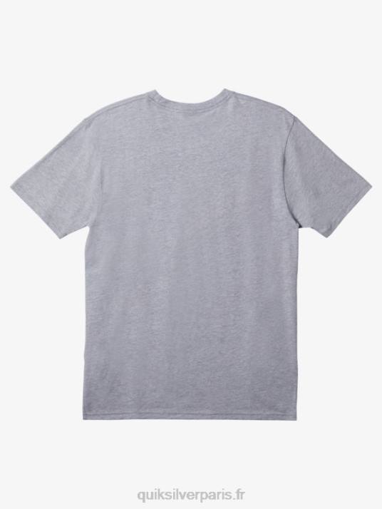 Hommes Quiksilver t-shirt métamorphe D6PT226 bruyère athlétique