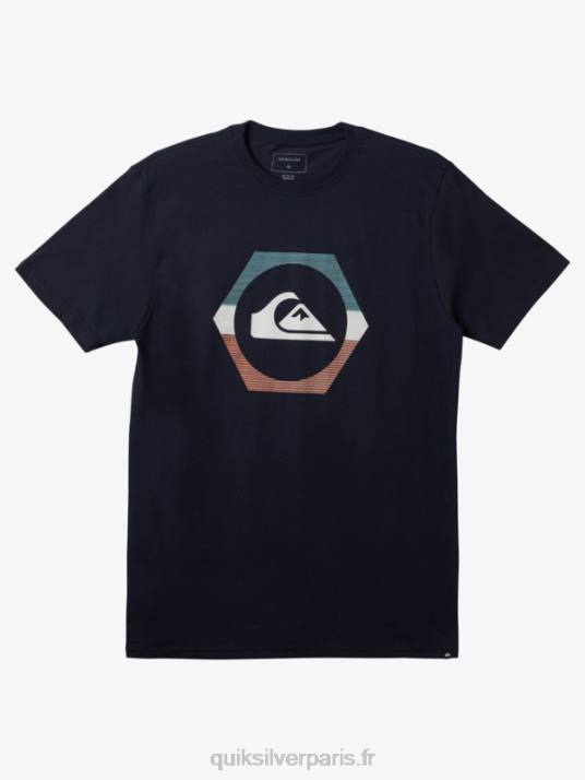 Hommes Quiksilver t-shirt métamorphe D6PT229 blazer bleu marine