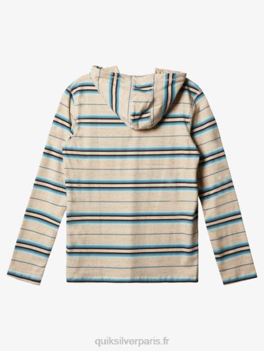 Hommes Quiksilver t-shirt manches longues à capuche last chance D6PT1863 bouleau dernière chance