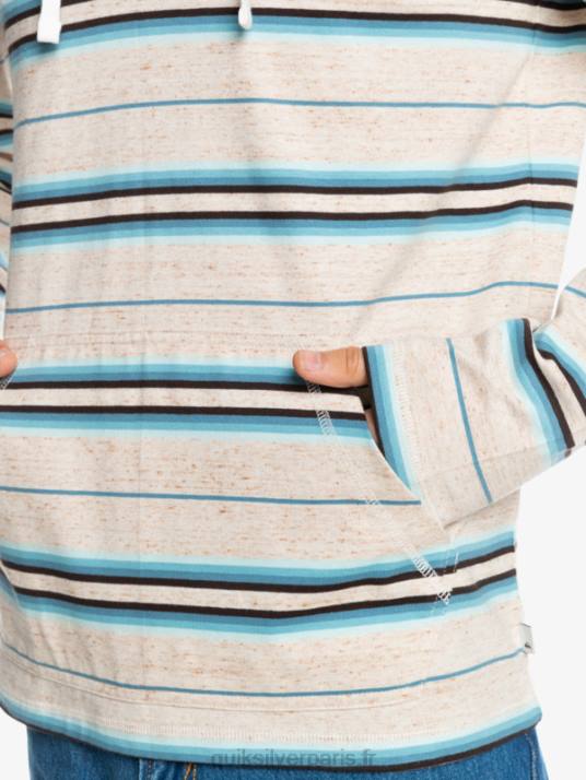 Hommes Quiksilver t-shirt manches longues à capuche last chance D6PT1863 bouleau dernière chance