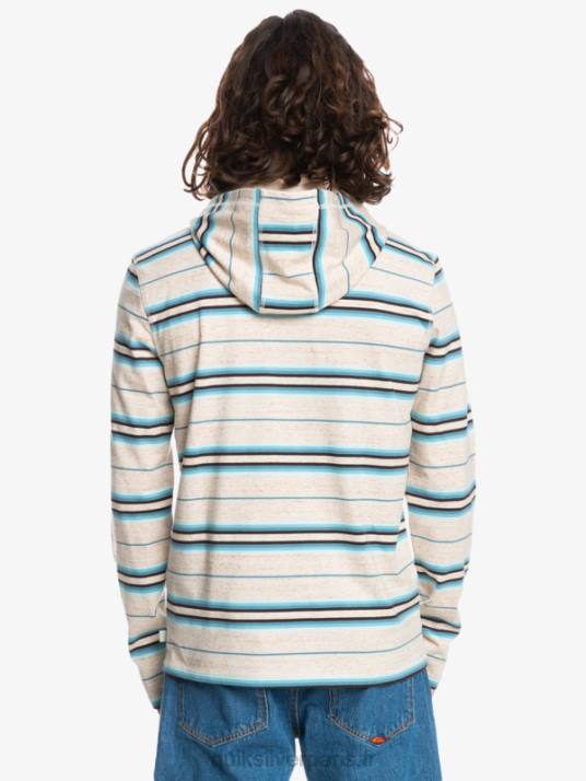 Hommes Quiksilver t-shirt manches longues à capuche last chance D6PT1863 bouleau dernière chance