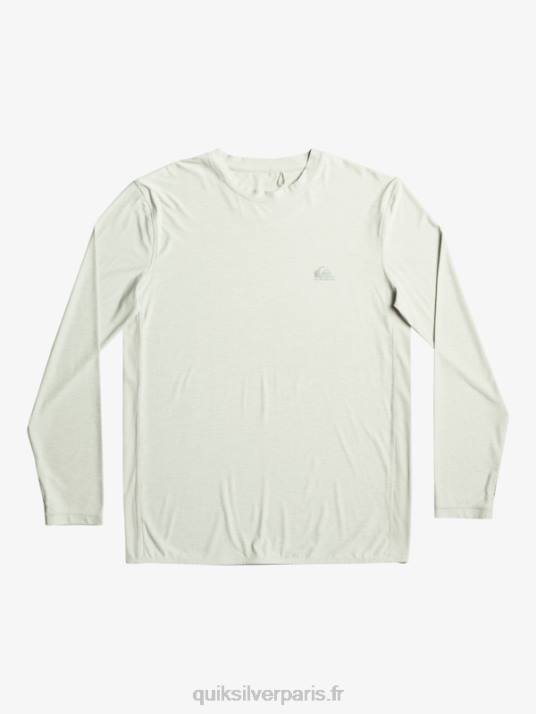 Hommes Quiksilver t-shirt à manches longues coast runner D6PT1347 gris violet chiné