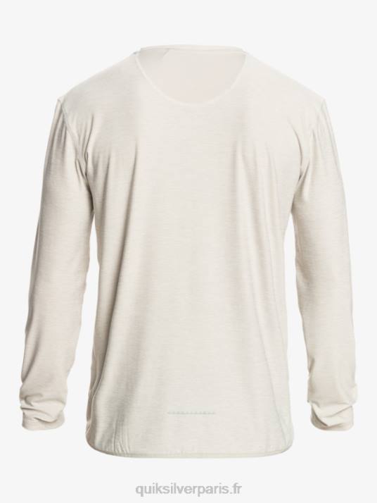Hommes Quiksilver t-shirt à manches longues coast runner D6PT1347 gris violet chiné