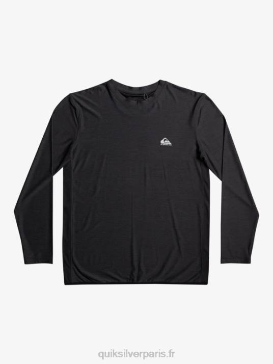 Hommes Quiksilver t-shirt à manches longues coast runner D6PT1348 bruyère fantôme