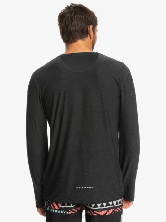 Hommes Quiksilver t-shirt à manches longues coast runner D6PT1348 bruyère fantôme