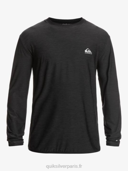 Hommes Quiksilver t-shirt à manches longues coast runner D6PT1348 bruyère fantôme