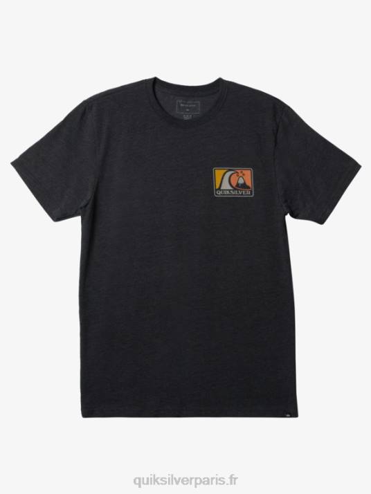 Hommes Quiksilver t-shirt mellow bubble mod D6PT426 bruyère anthracite