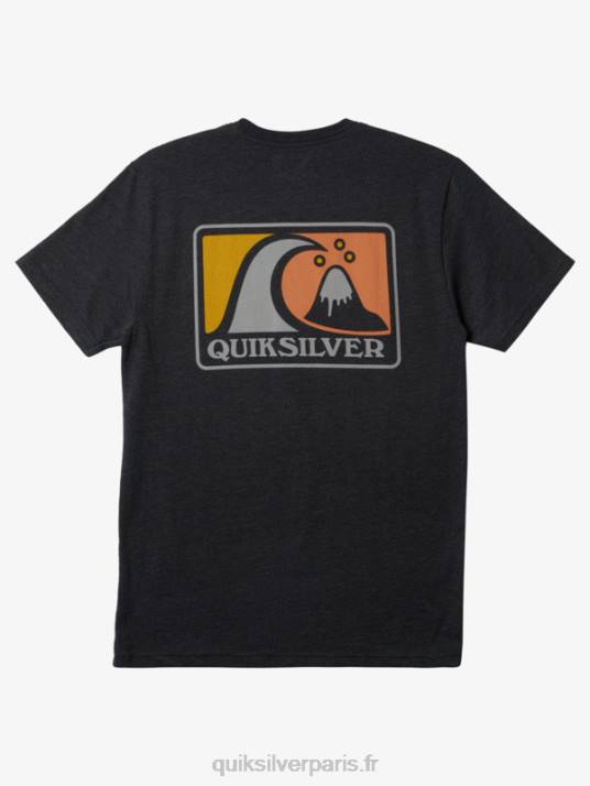 Hommes Quiksilver t-shirt mellow bubble mod D6PT426 bruyère anthracite