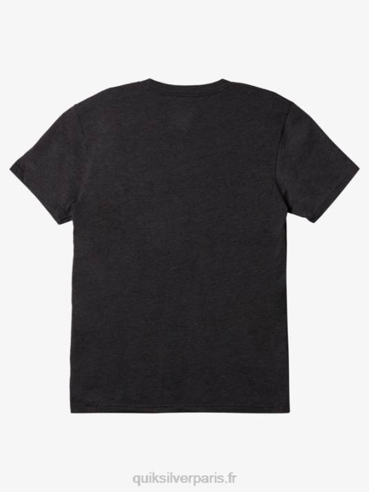 Hommes Quiksilver t-shirt mod de verrouillage simple D6PT1166 bruyère anthracite