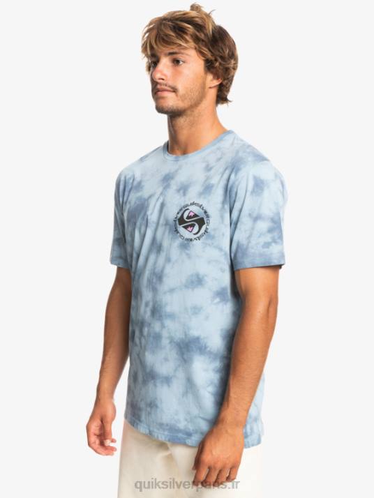 Hommes Quiksilver t-shirt omni cercle D6PT1070 bleu céleste