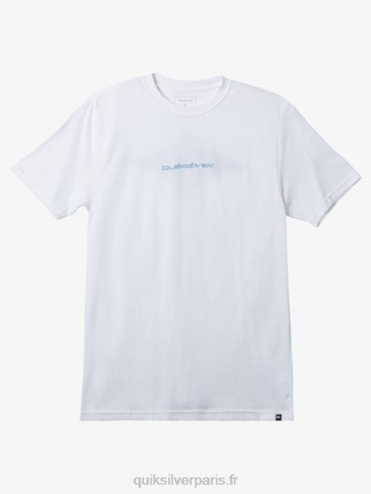 Hommes Quiksilver t-shirt omni diamant D6PT162 blanc