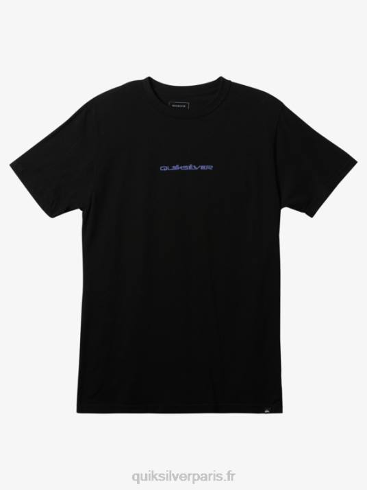 Hommes Quiksilver t-shirt omni diamant D6PT164 noir