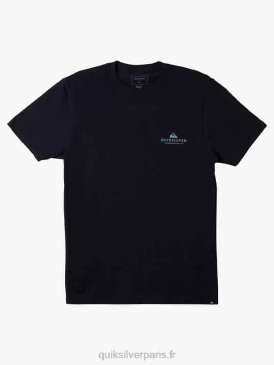 Hommes Quiksilver t-shirt palmier de mer D6PT1023 blazer bleu marine