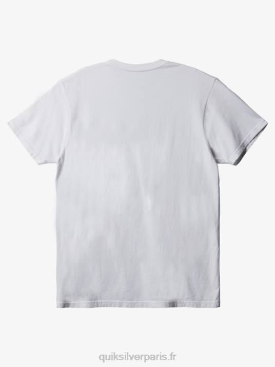 Hommes Quiksilver t-shirt à poche de tous les jours D6PT893 blanc