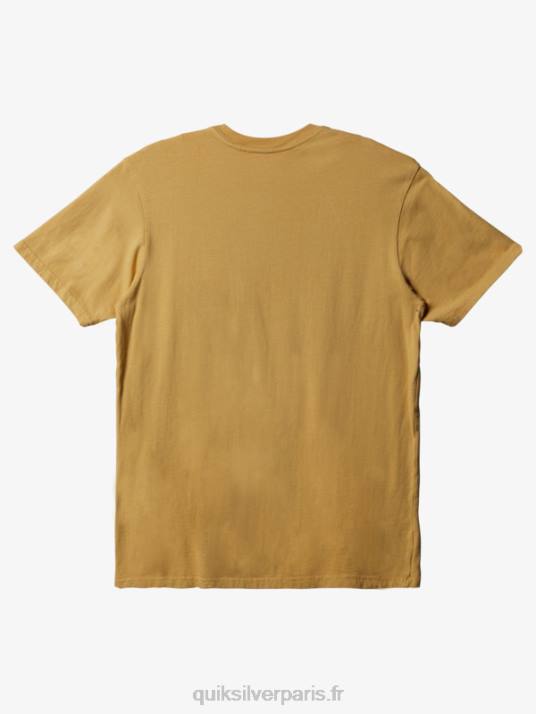 Hommes Quiksilver t-shirt à poche de tous les jours D6PT895 ocre