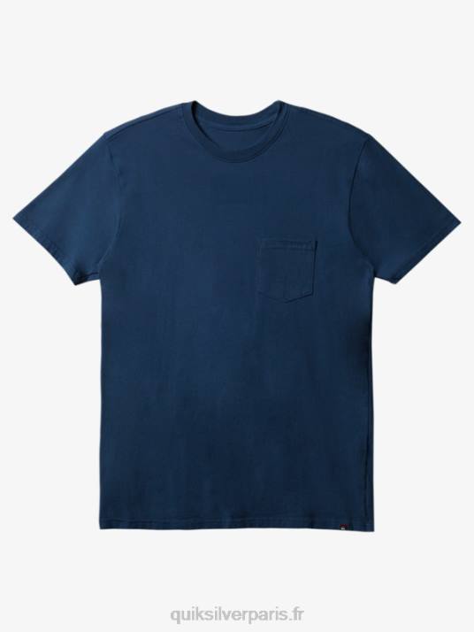 Hommes Quiksilver t-shirt à poche de tous les jours D6PT898 La marine de minuit