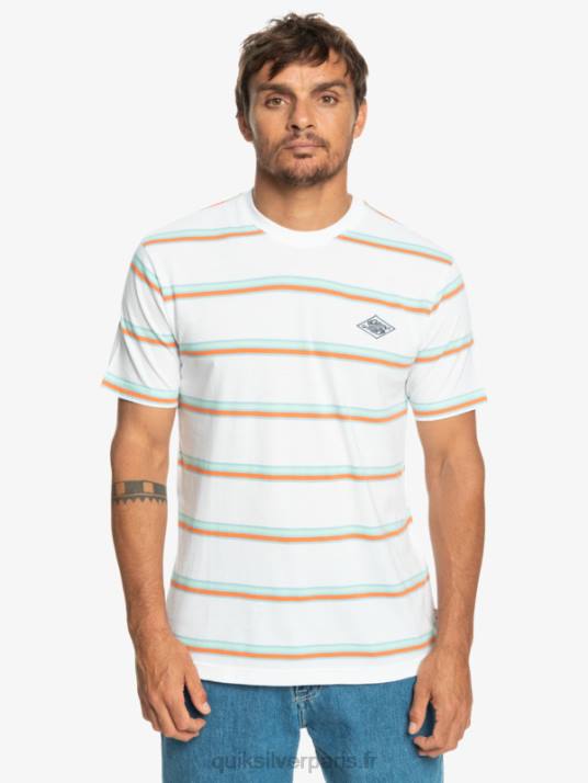 Hommes Quiksilver t-shirt point mystère D6PT1392 point mystère de bouleau