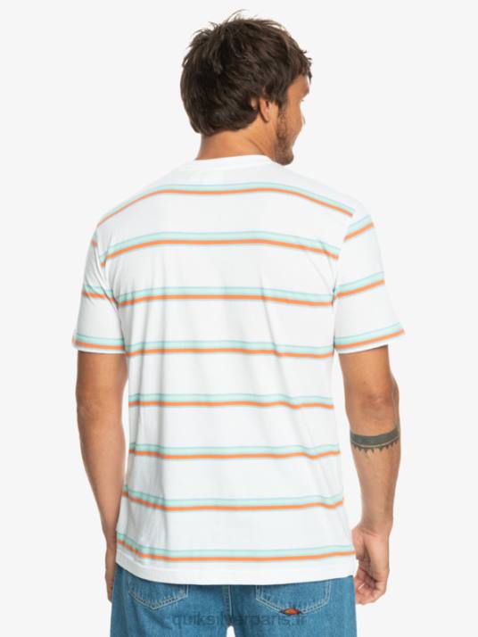 Hommes Quiksilver t-shirt point mystère D6PT1392 point mystère de bouleau