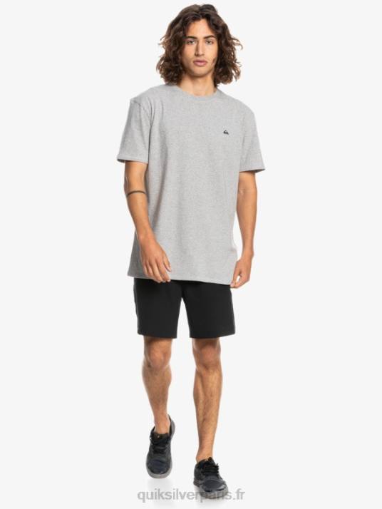 Hommes Quiksilver t-shirt proforme D6PT1570 gris clair chiné