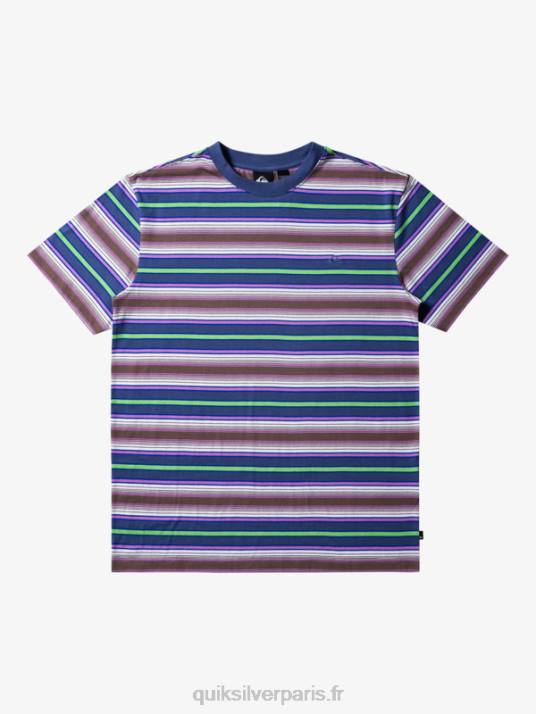 Hommes Quiksilver t-shirt à rayures geller D6PT632 geller rayure bering