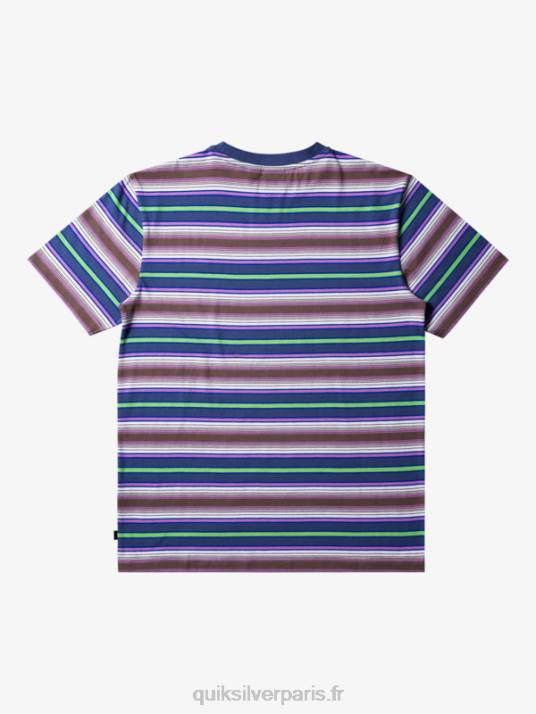Hommes Quiksilver t-shirt à rayures geller D6PT632 geller rayure bering