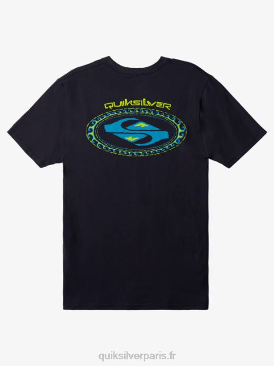 Hommes Quiksilver t-shirt seconde peau D6PT1153 blazer bleu marine