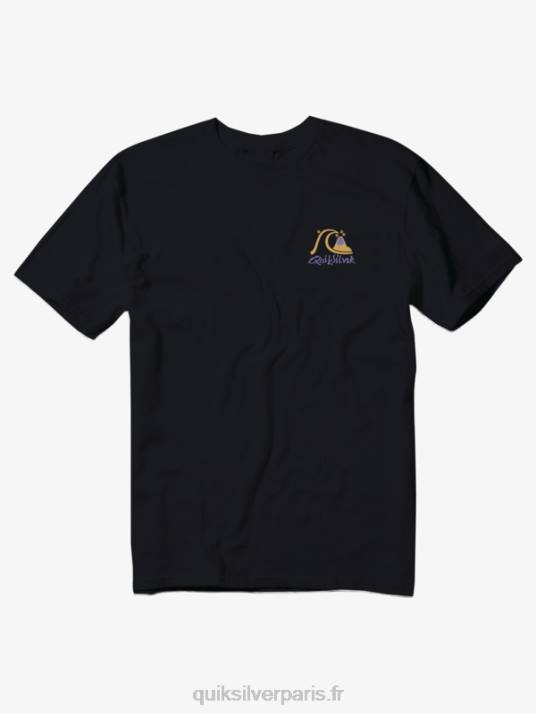 Hommes Quiksilver t-shirt spectacle d'ombres D6PT1393 noir