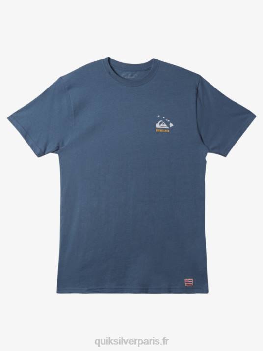 Hommes Quiksilver t-shirt survivant d\'hawaï D6PT118 mer de Béring