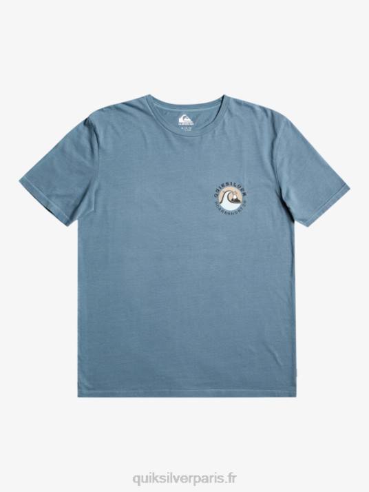 Hommes Quiksilver t-shirt tampon bulle qs D6PT1158 mer de Béring