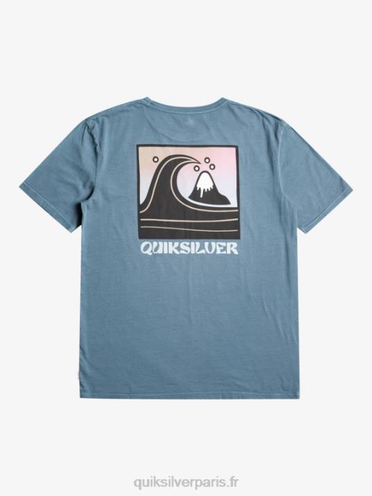 Hommes Quiksilver t-shirt tampon bulle qs D6PT1158 mer de Béring