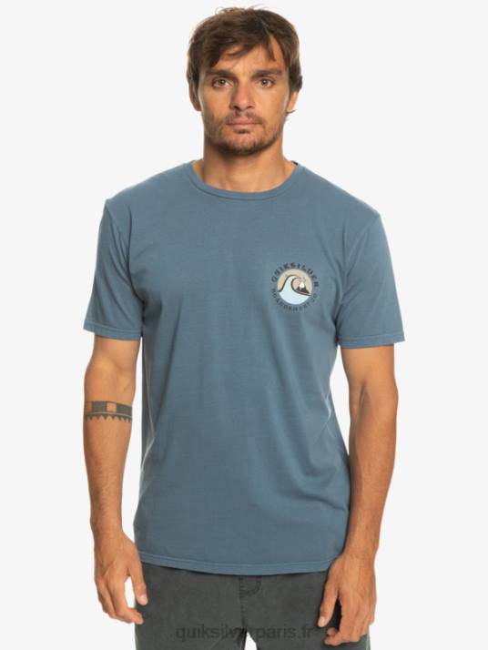Hommes Quiksilver t-shirt tampon bulle qs D6PT1158 mer de Béring