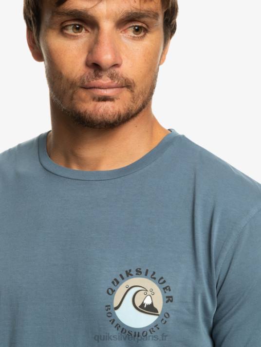 Hommes Quiksilver t-shirt tampon bulle qs D6PT1158 mer de Béring