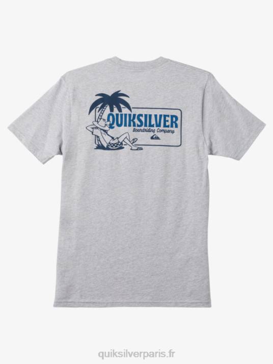 Hommes Quiksilver t-shirt temps de pause D6PT1192 bruyère athlétique
