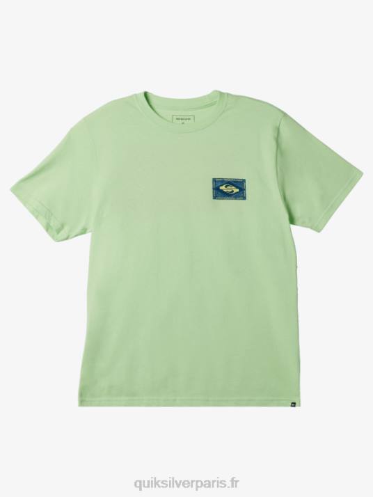 Hommes Quiksilver t-shirt vibrant D6PT178 paradis vert