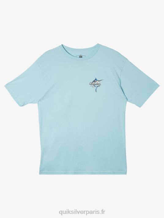 Hommes Quiksilver t-shirt waterman beauté en mer D6PT51 aquatique