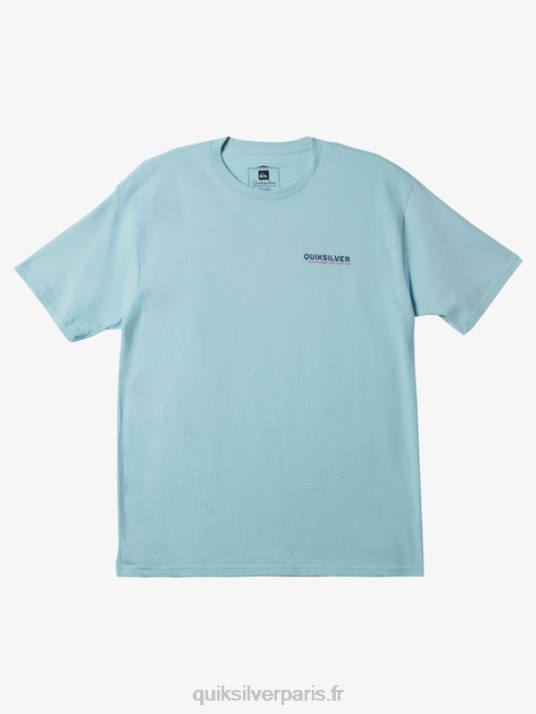 Hommes Quiksilver t-shirt waterman mer agitée D6PT1345 aquatique