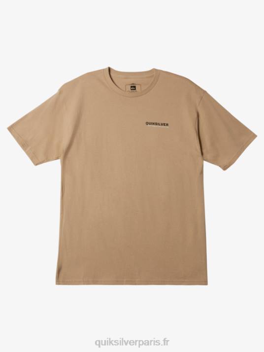 Hommes Quiksilver t-shirt waterman mer agitée D6PT1346 encens