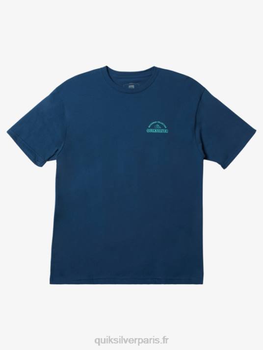 Hommes Quiksilver t-shirt waterman palmes up D6PT1046 enseigne bleue