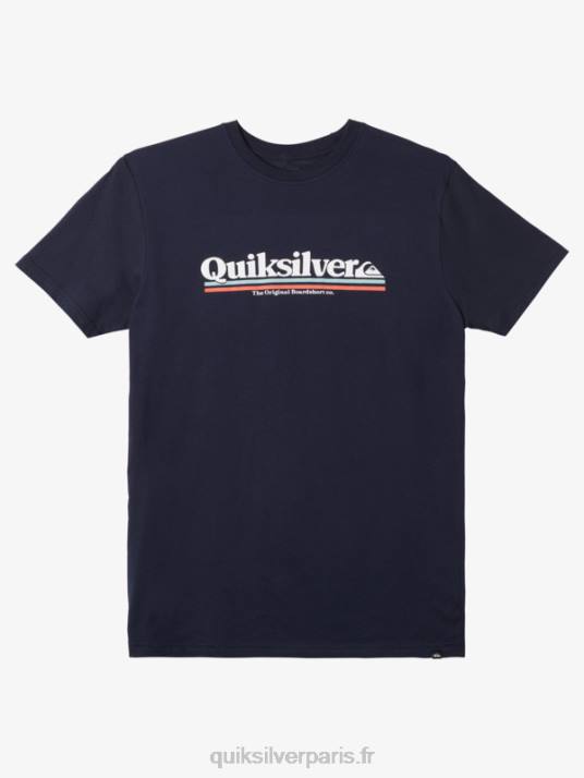 Hommes Quiksilver tee-shirt entre les lignes D6PT981 blazer bleu marine