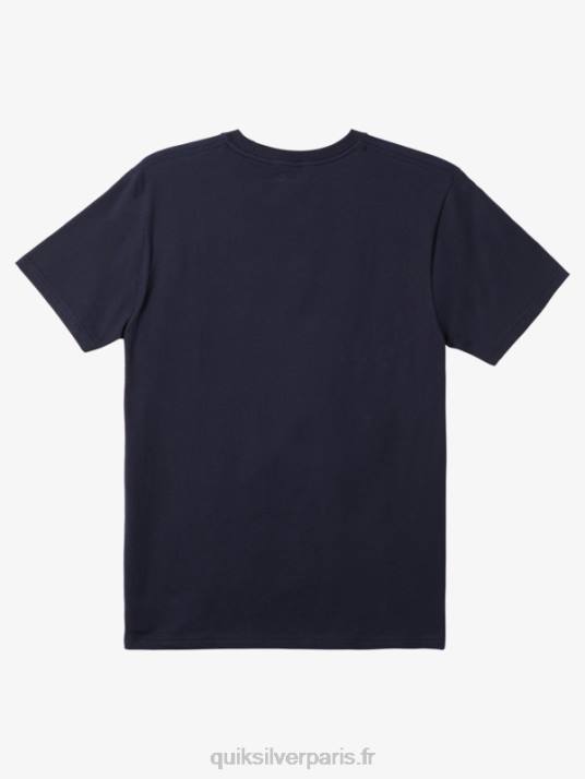 Hommes Quiksilver tee-shirt entre les lignes D6PT981 blazer bleu marine