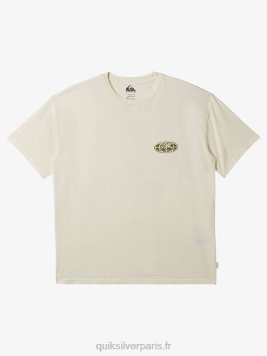 Hommes Quiksilver tee shirt esprit clair D6PT741 bouleau