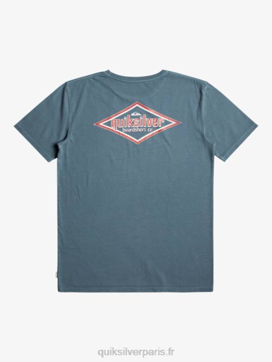 Hommes Quiksilver tee shirt mots D6PT933 mer de Béring