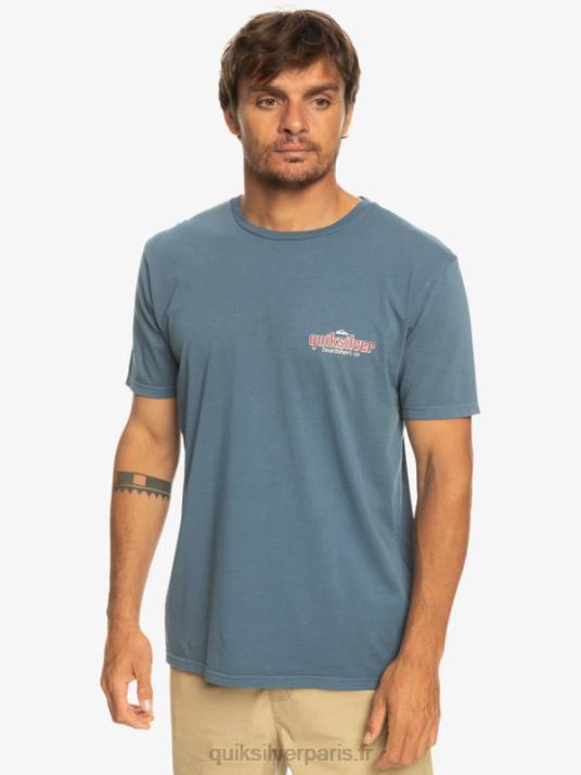 Hommes Quiksilver tee shirt mots D6PT933 mer de Béring
