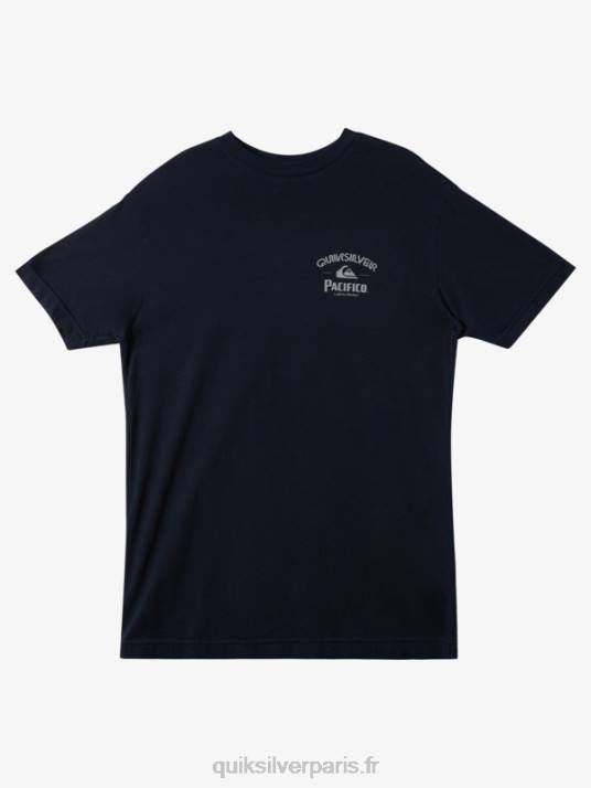 Hommes Quiksilver x Pacifico t-shirt de verrouillage D6PT1 blazer bleu marine