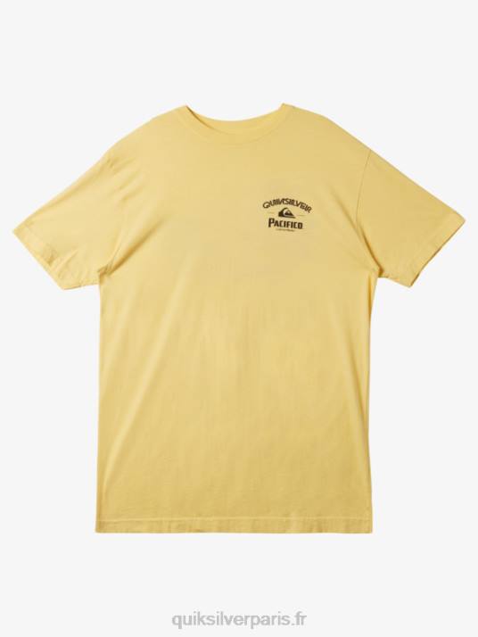 Hommes Quiksilver x Pacifico t-shirt de verrouillage D6PT2 or