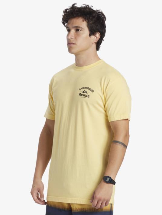 Hommes Quiksilver x Pacifico t-shirt de verrouillage D6PT2 or