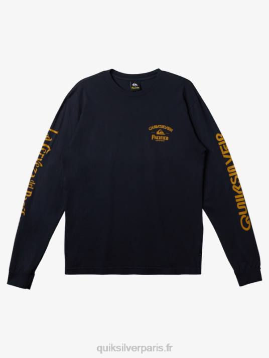 Hommes Quiksilver x Pacifico t-shirt à manches longues straight shooter D6PT6 blazer bleu marine